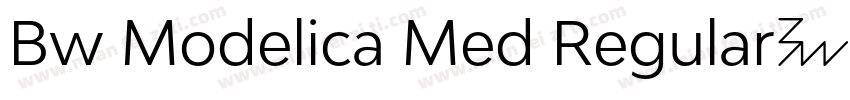 Bw Modelica Med Regular字体字体转换